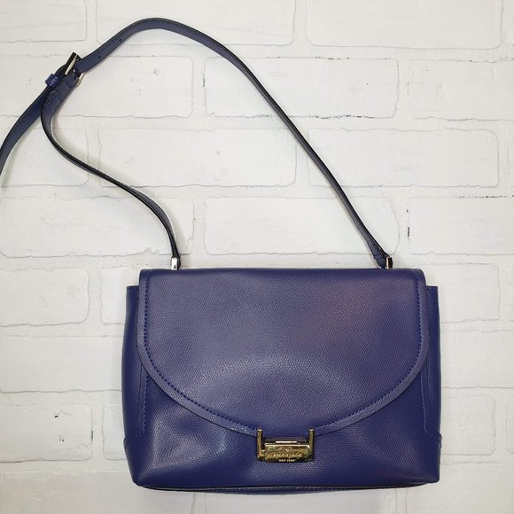 Kate Spade Edna Miro Street Shoulder Bag Emperor Blue - Picture 3 of 6